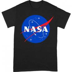 Nasa Unisex Adult Insignia T-Shirt (Black/Blue/Red)