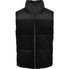 Blanc Gilets Urban Classics Cord Gilet - Whitesand