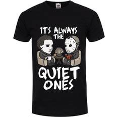 Grindstore Mens Its Always The Quiet Ones T-Shirt (Black)