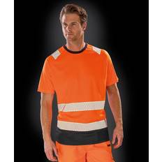 Result Result Genuine Recycled Mens Safety T-Shirt (XXL-3XL) (Fluorescent Orange)