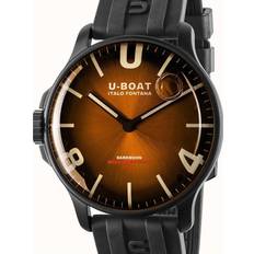 U-Boat Darkmoon 44mm Elegant Brown IPB/ Rubber 8699/B Black