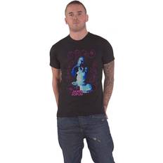 Blommiga T-shirts Janis Joplin Janis Joplin: Unisex T-Shirt/Floral Frame (Small)