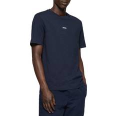 HUGO BOSS T-Shirt 'Chup' - Bleu Marine/Orange Clair