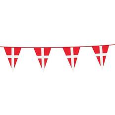 Globos Dannebrog Vimpel Flagguirlande