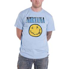 Camiseta de Manga Corta Xerox Happy Face Light Blue