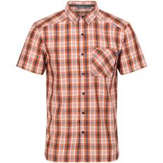 Regatta Mindano VI Checked Short-Sleeved Shirt - Schwarz