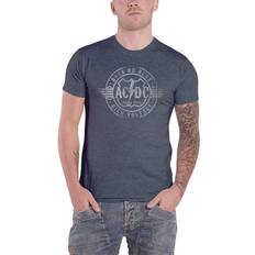 AC/DC Camiseta de manga corta Rock or Bust Unisex - Heather Grey