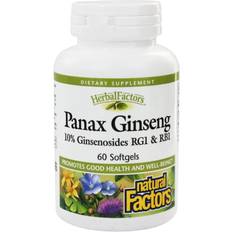 Ginseng panax Natural Factors Panax Ginseng 60 Softgels 60 pcs