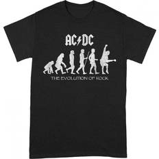AC/DC AC/DC Unisex Adult The Evolution Of Rock T-Shirt (Black)