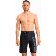 Blanc Maillots de Bain Puma Long Board Shorts Black Male