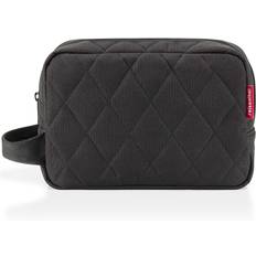 Svarte - Unisex Toalett- & Sminkevesker Reisenthel Cosmeticpouch M Rhombus Black Toiletry Bag for Cosmetics, Charging Cables and Personal Items, Rhombus Black, M, Toiletry Bag in Unisex Look