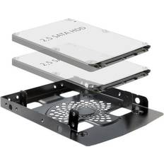 Ramme 2.5 3.5 DeLock Installation frame 3.5″ > 2 x 2.5″ HDD ramme