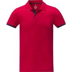 Elevate Polo da uomo a maniche corte Morgan - Rosso/Nero/Bianco