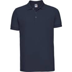 Russell Athletic Man Polo's Russell Athletic Stretch Short Sleeve Polo T- shirt - Black