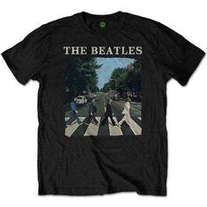 ROCK OFF The Beatles: Unisex T-Shirt/Abbey Road & Logo (Retail Pack) (XX-Large)