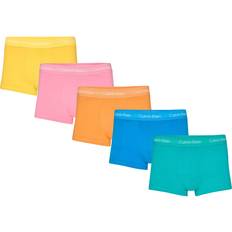 Calvin klein boxers 5 Calvin Klein Pride Low Rise Trunks 5-pack - Orange/Pink/ Yellow/Blue/ Turquoise