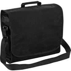 Messenger Bags Quadra Plain Record Messenger Bag (9 Litres) (One Size) (Black) Black