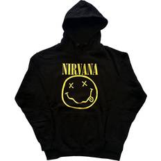 Nirvana Happy Face Hoodie - Schwarz