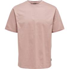 Oversize tshirt Only & Sons – t-shirt i oversize med logga-Pink