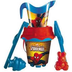 Juguetes de Caja de Arena Unice Toys Cubo Castillo Spiderman Regadera