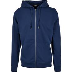 Urban Classics Basic Terry Zip Hoody - Bleu