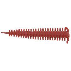 Appâts de Pêche Berkley Leurre Souple Gulp Saltwater Sandworm 5cm Cdt par 24, Coloris Bloody, Long. 5cm