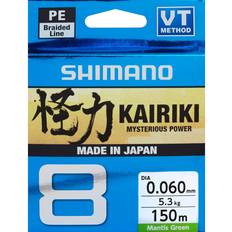 Shimano Fishing Lines Shimano Shimano Fishing Kairiki 8 150 Line Green 0.215 mm