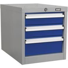 Cassetti con serratura Banchi da lavoro Sealey API16 Industrial Triple Drawer Unit for API Series Workbenches