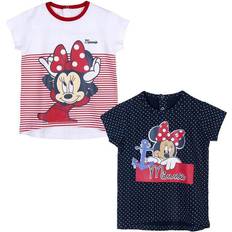 Prickiga Överdelar Barnkläder Children's Short Sleeves T-shirt Minnie Mouse 2 - Quantity Red