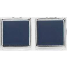 Blau Manschettenknöpfe Hugo Totake Square Cufflinks