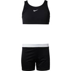 Lila Bikinis Barnkläder Nike G Crossback Sport Bikini - Black