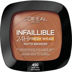 L'Oréal Paris Terra abbronzante L'Oréal Paris Infallible 24H Fresh Wear Matte Bronzer #450 Tan Deep