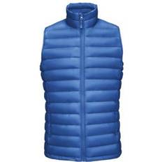 Sol's Wilson Lightweight Padded Bodywarmer - Noir/Bleu