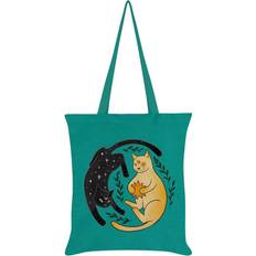 Vihreä Käsilaukut Grindstore Celestial Kittens Tote Bag (One Size, One Size) (Emerald Green/Black)