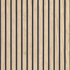 Belgravia Panacea Wood Slats Wallpaper Light Oak Belgravia 1158