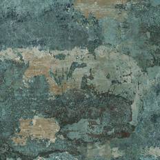 Holden Concrete Texture Teal Wallpaper wilko