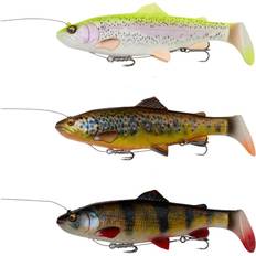 Savage Gear 4d Line Thru Rattle Sinking Soft Lure 275 Mm 258g Flerfarvet