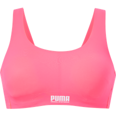 Geel - Sportkledingstuk Beha's Puma Sporty Padded Top - Naadloze Sportbeha