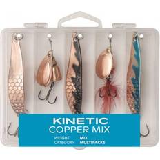 5 Fiskedrag Kinetic Copper Mix (5-pack)