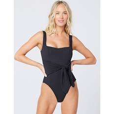 L*Space Balboa One-Piece Draped Swimsuit