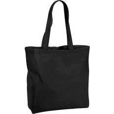 Westford Mill Recycled Cotton Oversized Tote Bag (One Size) (Black)