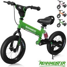 Draisienne Balance Bike Rennmeister 12" Green with Side Stand