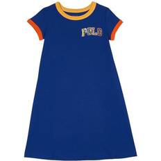 L Kleider Polo Ralph Lauren Logo Jersy Dress - Heritage Royal