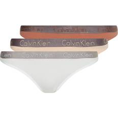 Calvin Klein Thong 3-pack - Sundown Orange/White/Peach Melba