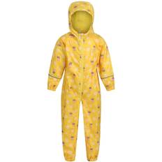 Regatta Pobble Peppa Pig Floral Waterproof Puddle Suit - Fuchsia Pink