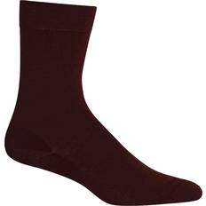 Icebreaker Men Socks Icebreaker Men's Lifestyle Fine Gauge Crew Sock Espresso Espresso/Black