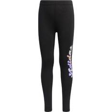 Lg 98 adidas Performance Børn Mærkede Leggings Sorte