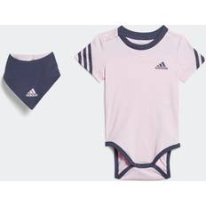 Adidas Bodys adidas 3-Stripes Onesie with Bib