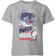 Tweety Pie Pussy Cat Kids' Christmas T-Shirt 9-10