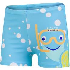 Gula Badbyxor Barnkläder Speedo Aquashort JR badshorts TOMMY TURTLE TURQ/BRIGHT YELLW Barn